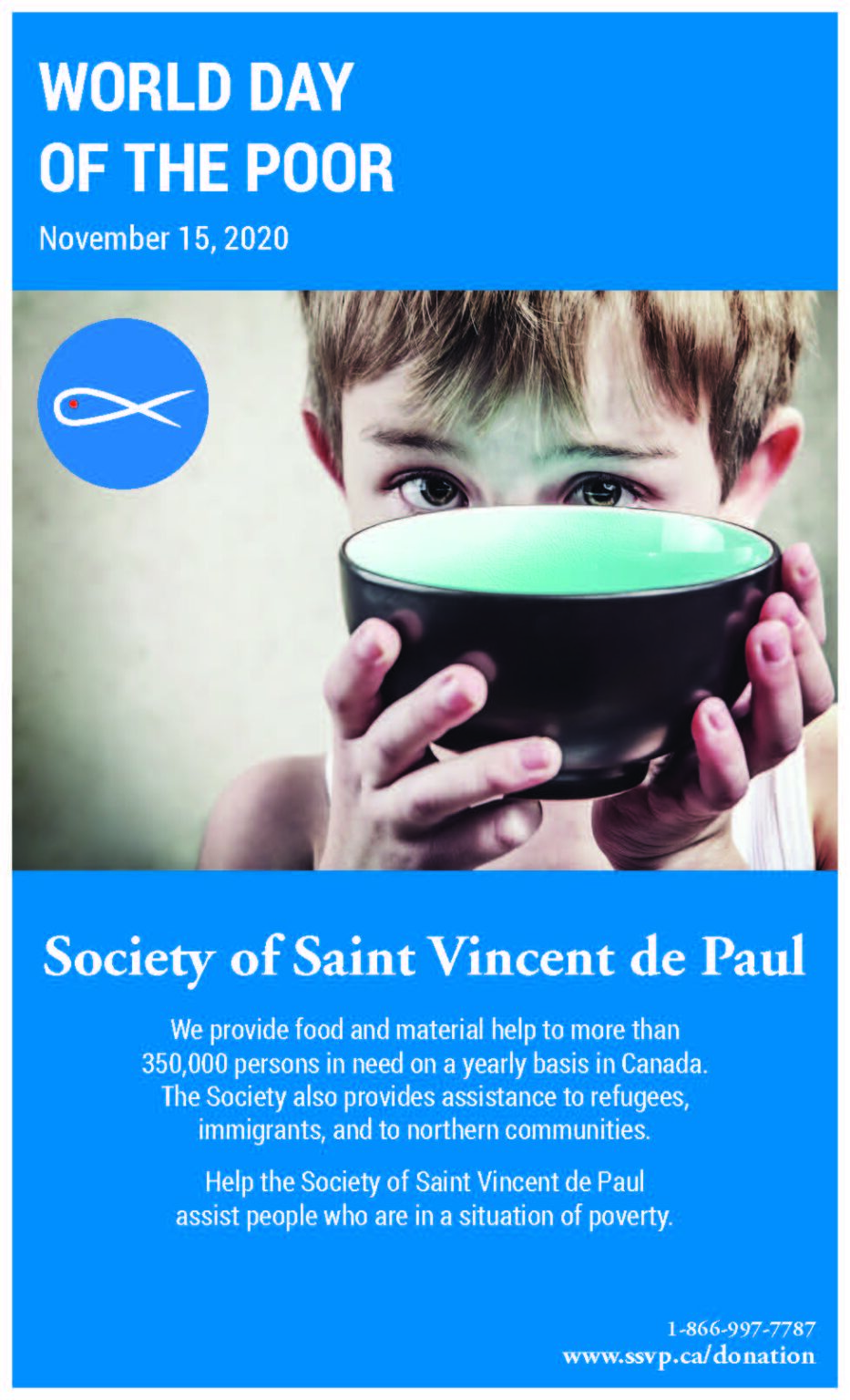 World Day of the Poor 2020 Society of Saint Vincent de Paul